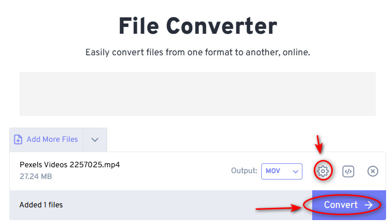 Hit The Advanced Setting to Customize