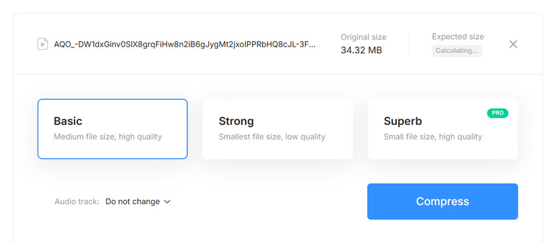 Compress WebM Online