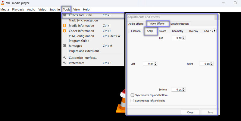 切り抜きツールの操作
