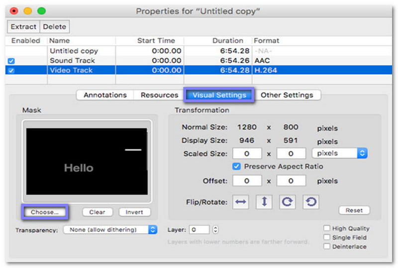 Quicktime Crop Videos on Mac