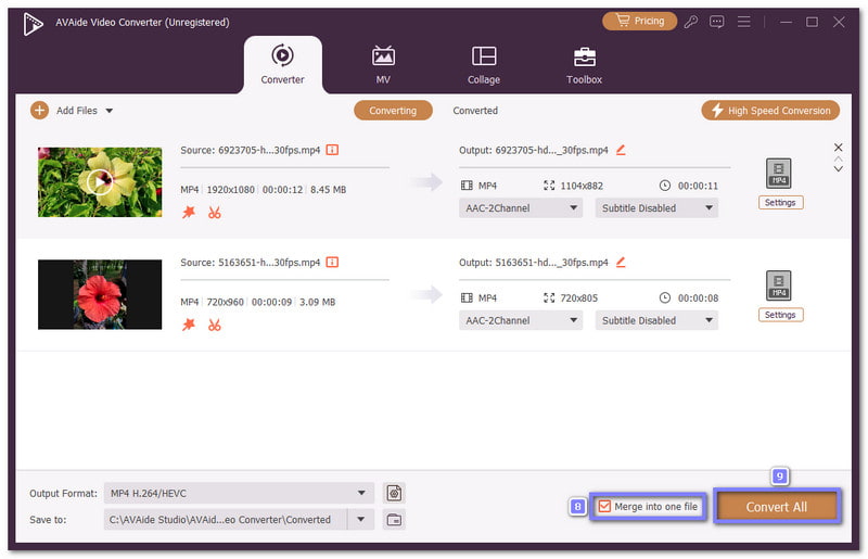 Save Your Merged Cropped Video