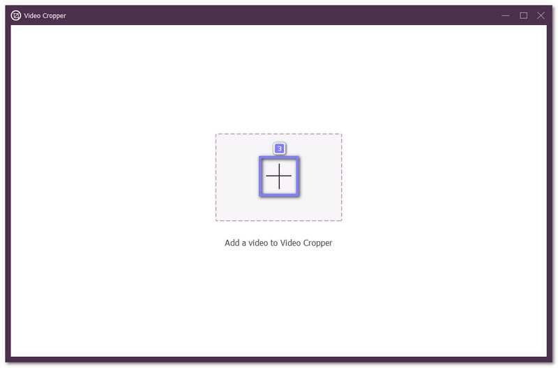 क्रॉप करने के लिए वीडियो आयात करें