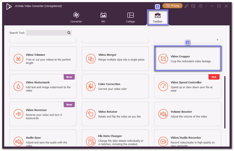 वीडियो क्रॉपर चुनें