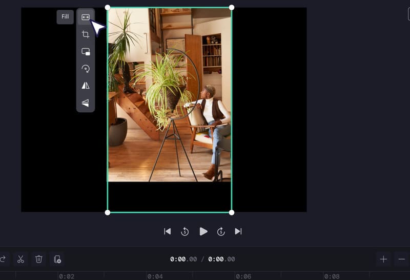 Clipchamp 調整影片大小