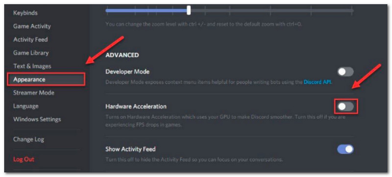 Appearance Hardware Acceleration