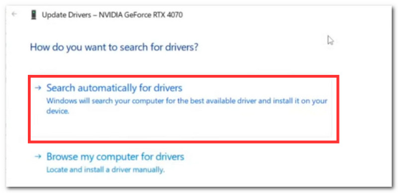 Search Automatically Drivers