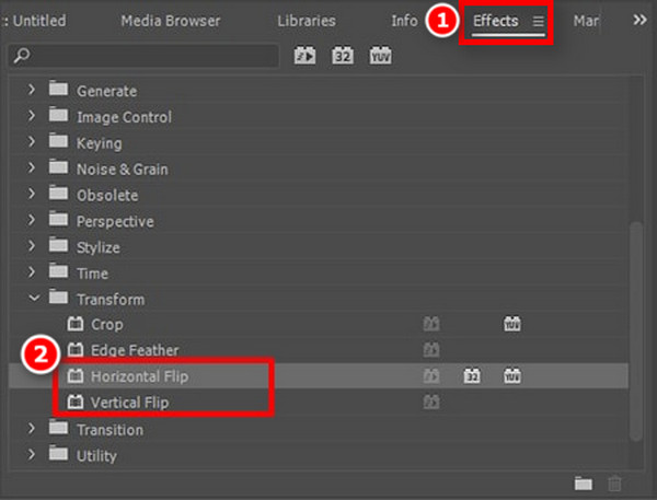 Video spiegelen in Adobe Premiere