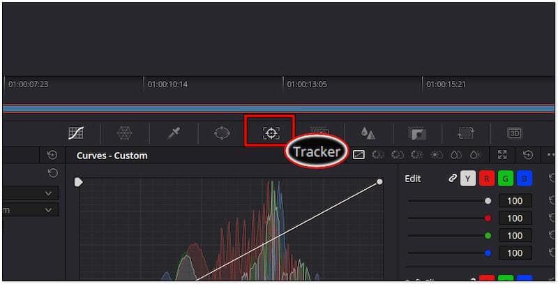 Davinci Resolve 点击跟踪