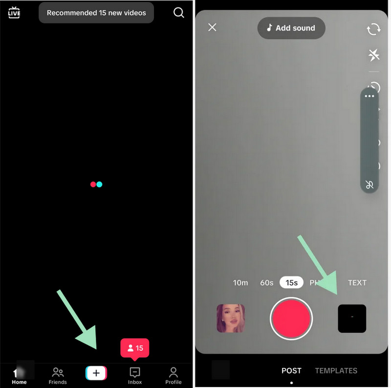 TikTokスライドショーを作成する