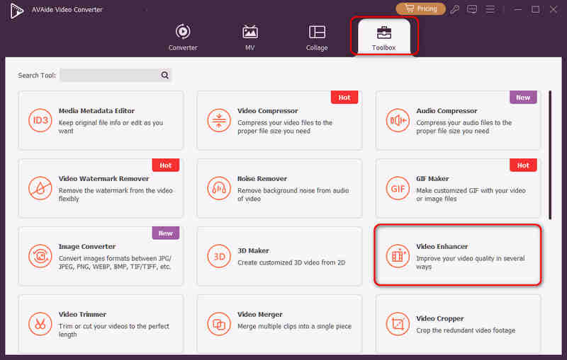 Launch Video Enhancer In Avaide