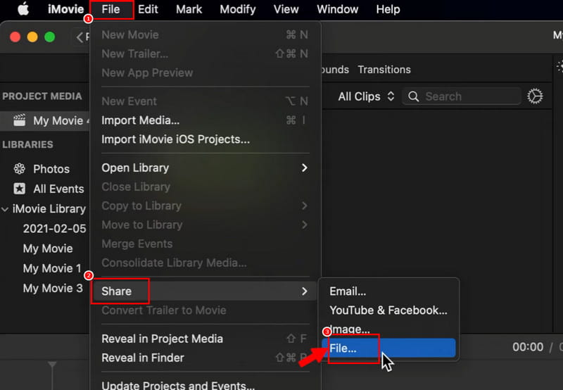 Tiedostonjako Tile Imovie