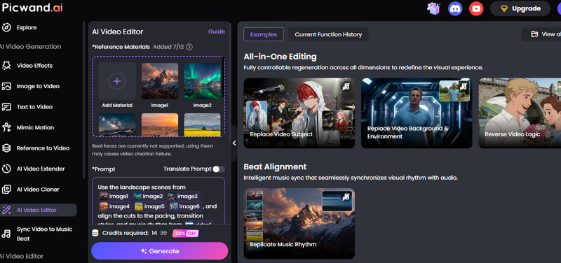Picwand Interface