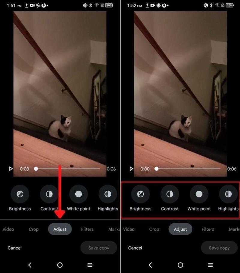 Javítsa a videó minőségét a beépített Android-szerkesztővel
