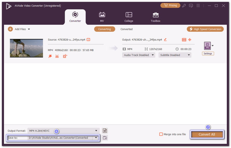 Exportați videoclipul vertical