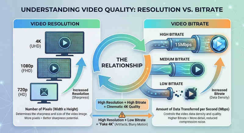 Relationship between Resolution and Bitrate