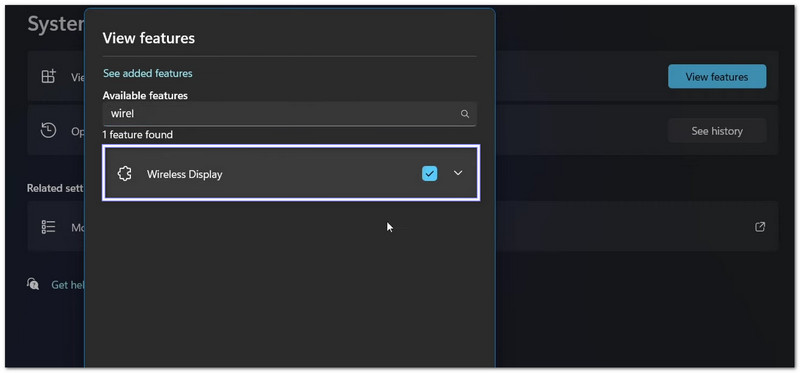 Enable Wireless Display