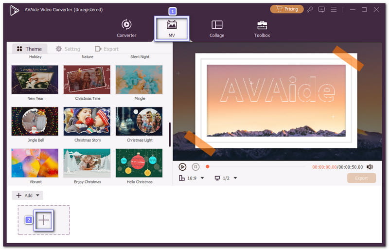 Navigate To MV Tab And Import Clips