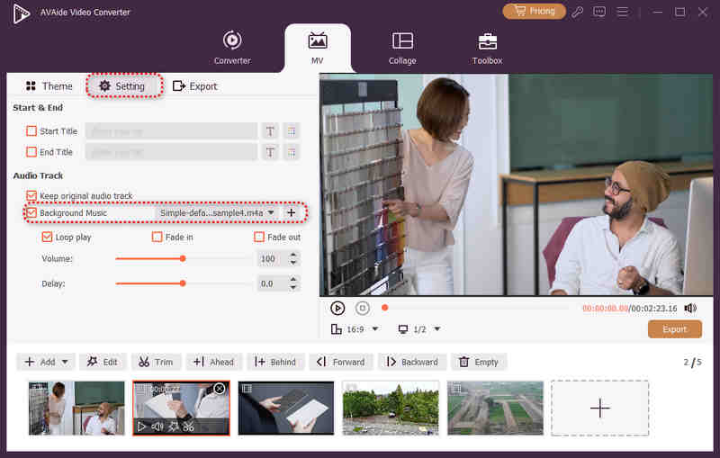 Add Audio