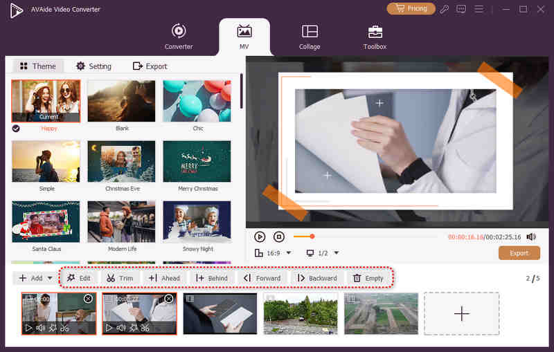 Edit And Rearrange Videos