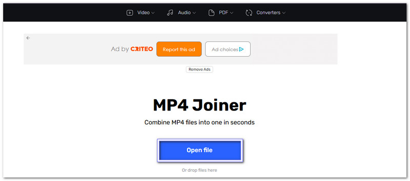 Kéo và thả các clip MP4 của bạn