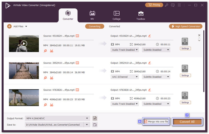 Lưu video MP4 kết hợp của bạn