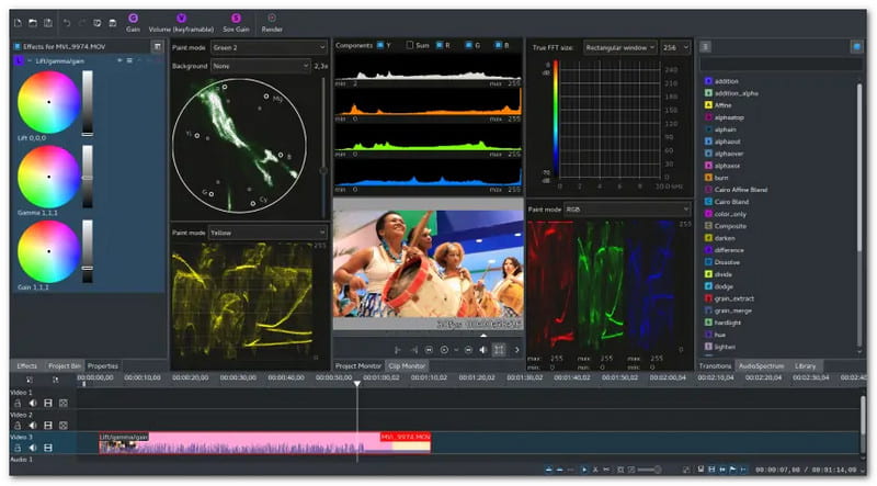 Альтернатива Kdelive Premiere Pro, поддерживающая MKV