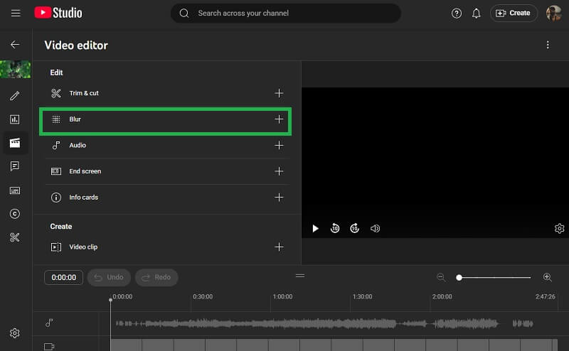 Video sfocato Youtube