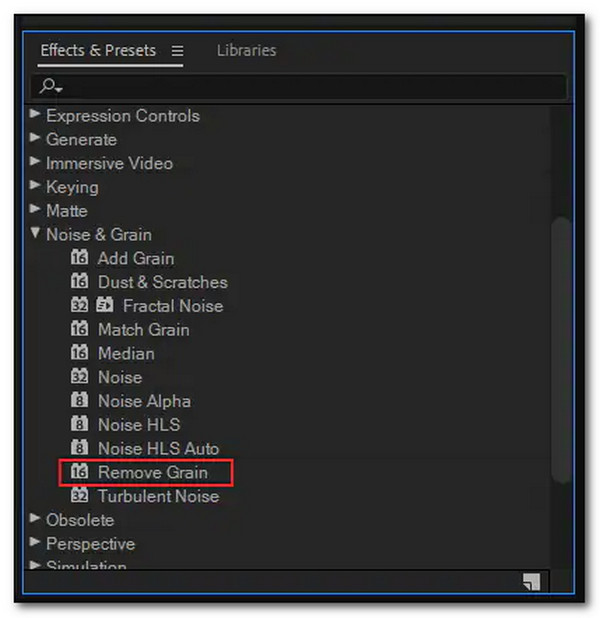 Eliminare granulație în After Effects