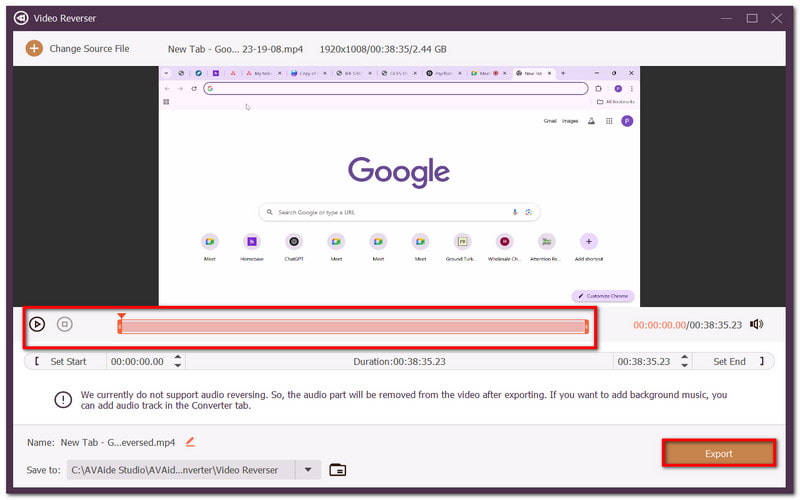 ייצוא של Avaide Play