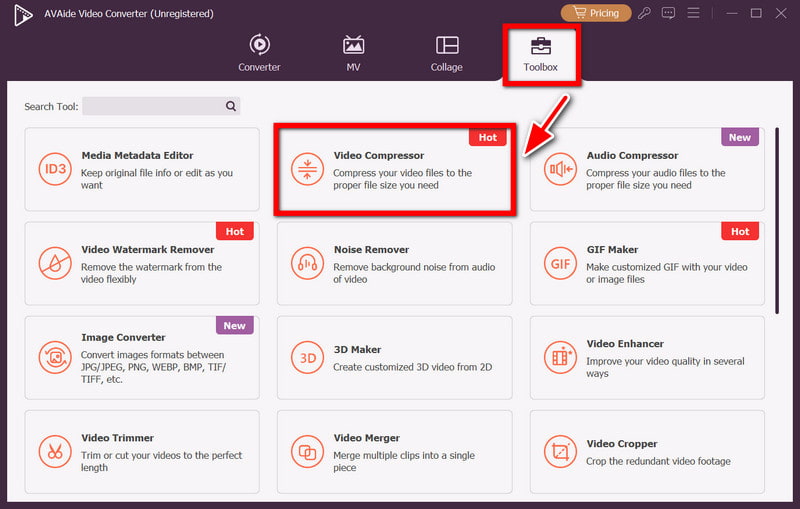 Máy nén video hộp công cụ Avaide