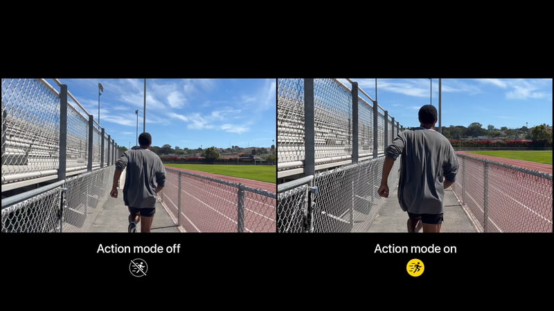 Action Mode iPhone
