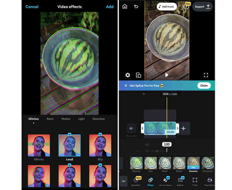 Splice Video Enhancer App