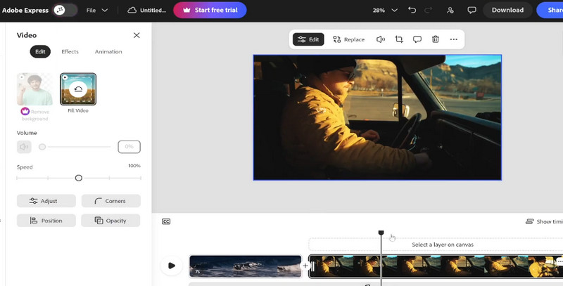 Adobe Express Combine Videos