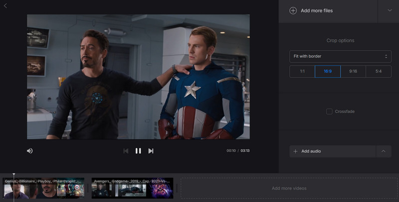 Clideo Merge Videos