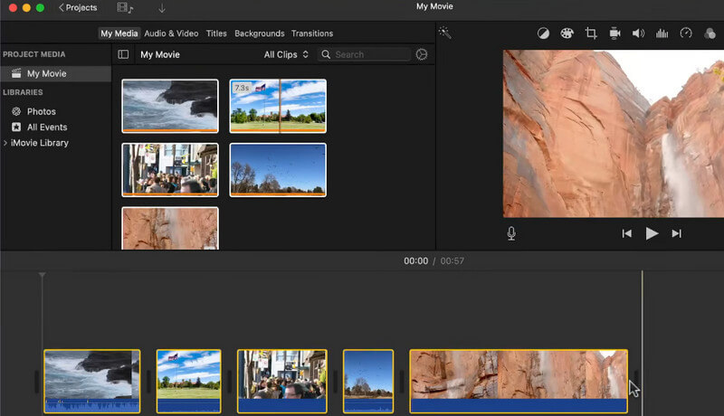 iMovie Merge Videos