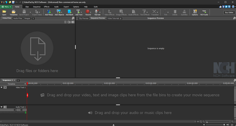 Video editor VideoPad