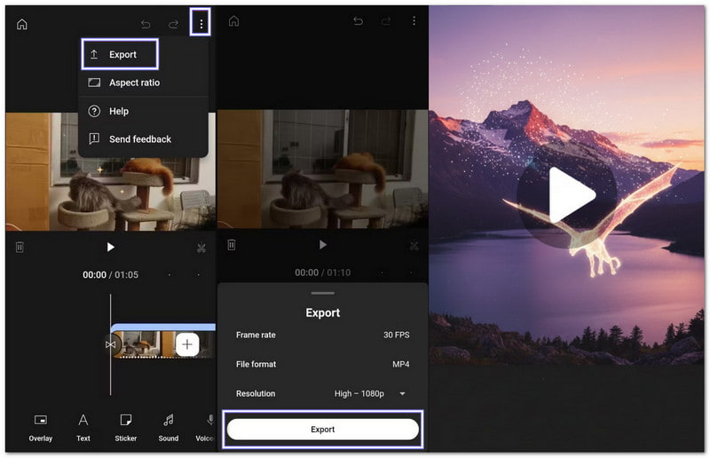 Save Edited Video to Your Device
