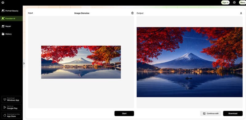 EaseUS ऑनलाइन इमेज डिनॉइज़र