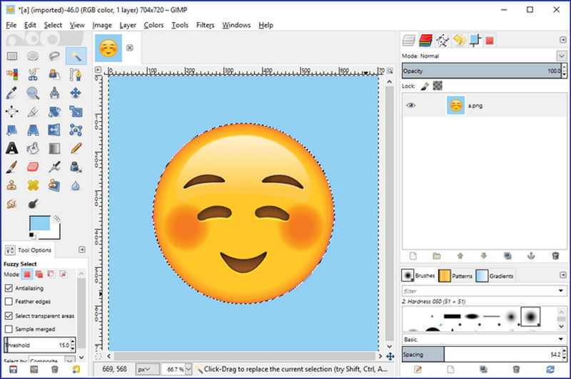 Ubah Gambar Latar Belakang dengan Gimp