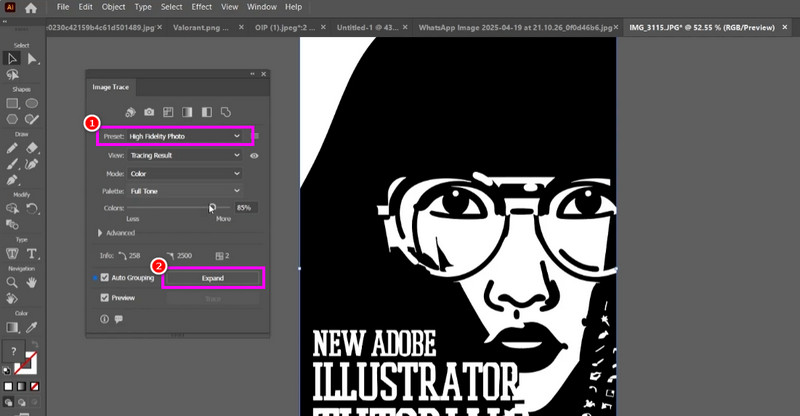 Upscale Image Adobe Illustrator