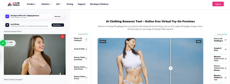 Ailab Tools Ai Clothing Remover