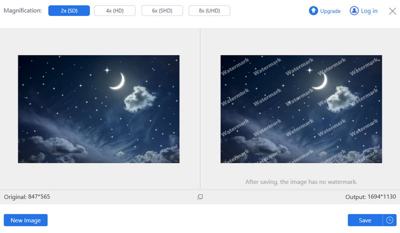 Avaide AI 이미지 업스케일러