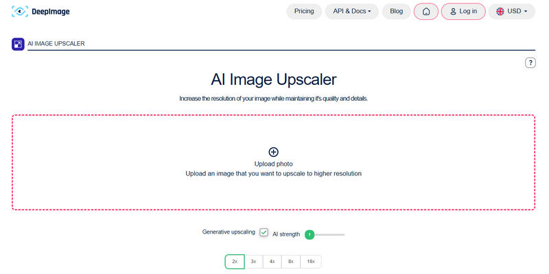 Amélioration d'image par IA Deep Image