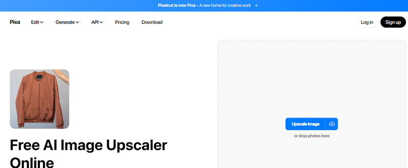 Pixa Ai Image Upscaler