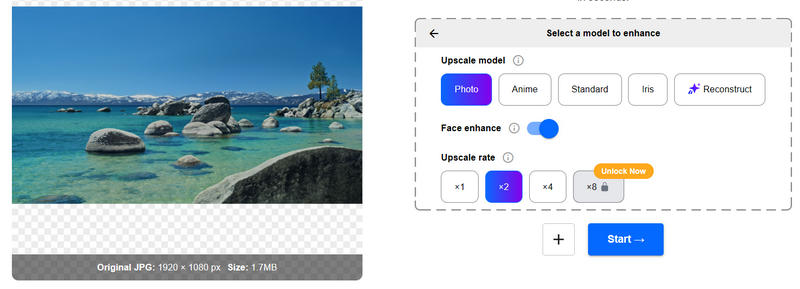 Améliorez la qualité d'image avec Nero AI Image Upscaler