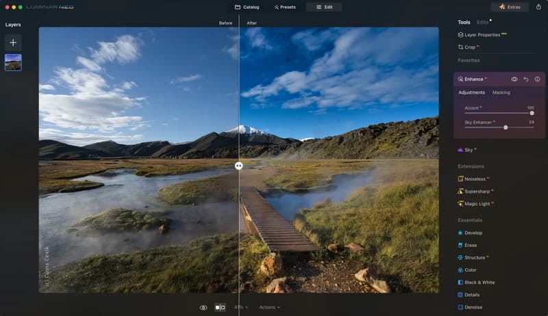 Luminar Neo Upscale -kuva