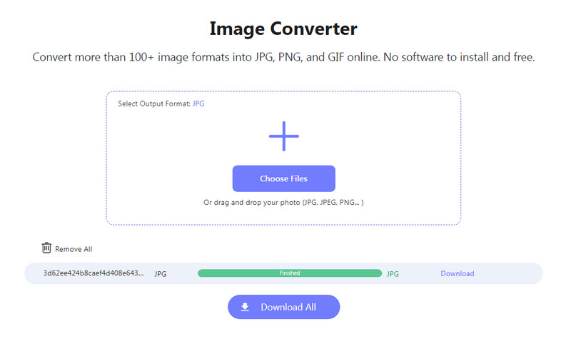 Seleziona l'opzione di download