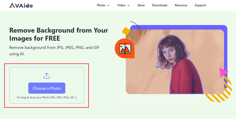 Click Choose a Photo