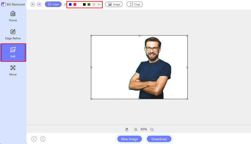 Edit Color Background