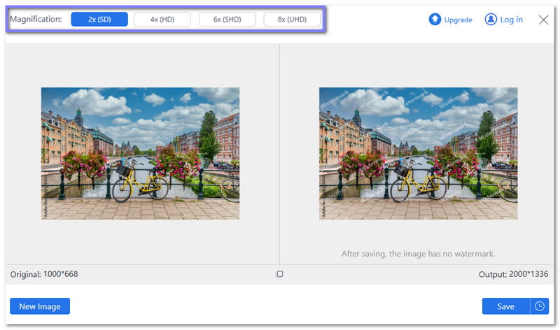 Pilih Tahap Pembesaran yang Lebih Tinggi